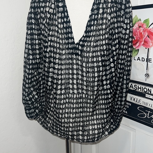 NWT BA&SH Baldwin V-Back Blouse Size 0 - Picture 7 of 10